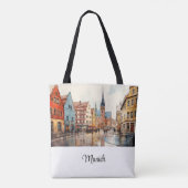 Tote Bag Nice peint Munich (Dos)