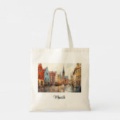 Tote Bag Nice peint Munich (Dos)