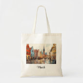 Tote Bag Nice peint Munich (Devant)