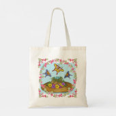 Tote Bag Nid de chapeau fleuri (Dos)