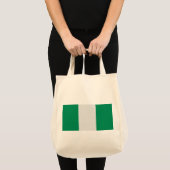 Tote Bag Nigeria avec le drapeau nigérian (Afrique de l'Oue (Devant (produit))