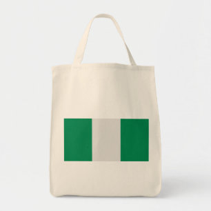 Tote Bag Nigeria avec le drapeau nigérian (Afrique de l'Oue