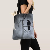 Tote Bag Night Crow (De près)