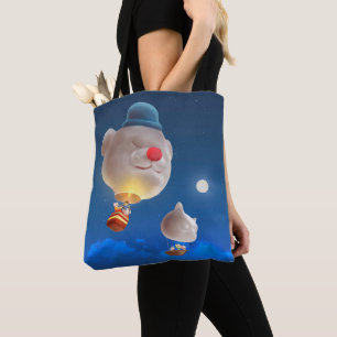 Tote Bag Night Sky Balloon Adventure