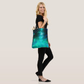 Tote Bag Night Sky Emerald Fourre-tout (Sur le modèle)