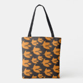 Tote Bag Nighttime Broom Ride - motif Halloween sans soudur (Dos)
