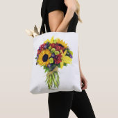 Tote Bag N'Importe Quel Bouquet De Fleur De Soleil (De près)