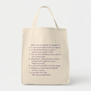 TOTE BAG N'IMPORTE QUI, QUELQUE CHOSE TOUTE QUANTITÉ ! ! !