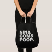 TOTE BAG NIN & COM & POOP. (Devant (produit))