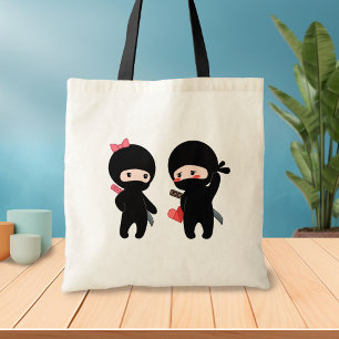 Tote Bag Ninja Pair, un garçon et une fille