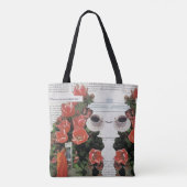 Tote Bag N'Interrompez Pas L'Argent Matin Café Thé Heure (Dos)