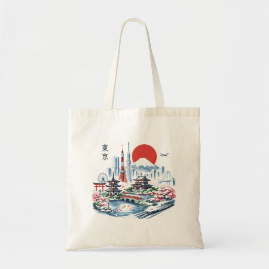 Tote Bag Nippon Sakura Tokyo Cerisier (Devant)