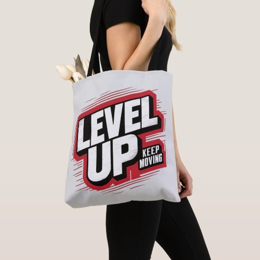 Tote Bag Niveau supérieur Continuer à avancer (De près)