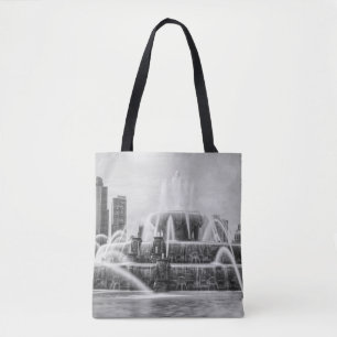 Tote Bag Niveaux de gris de Chicago Buckingham