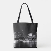 Tote Bag Niveaux de gris Grant Park Chicago (Dos)