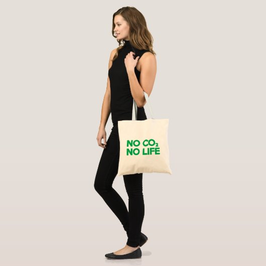 TOTE BAG NO CO2 PAS DE VIE (Devant (modèle))