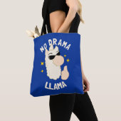 Tote Bag No Drama Llama (De près)