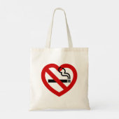 Tote Bag No Love For Smoking Sign (Dos)