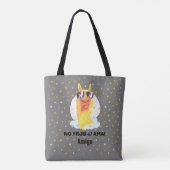 Tote Bag No-Prob-Llama Drôle Mignonne Llama avec étoiles (Dos)