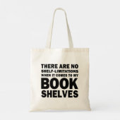 Tote Bag No Shelf-Limitations Bookish Lover (Dos)