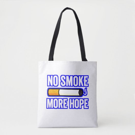 Tote Bag No Smoke More Hope - Motivation anti-tabagisme (Devant)