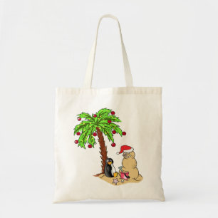 Tote Bag Noël à la plage