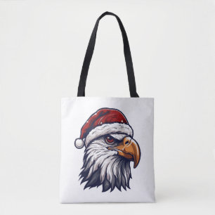 Tote Bag Noël à la tête d'aigle