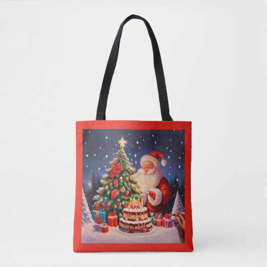 Tote Bag Noël Anniversaire 11 (Devant)