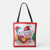 Tote Bag Noël Anniversaire 5 (Dos)
