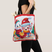 Tote Bag Noël Anniversaire 5 (De près)