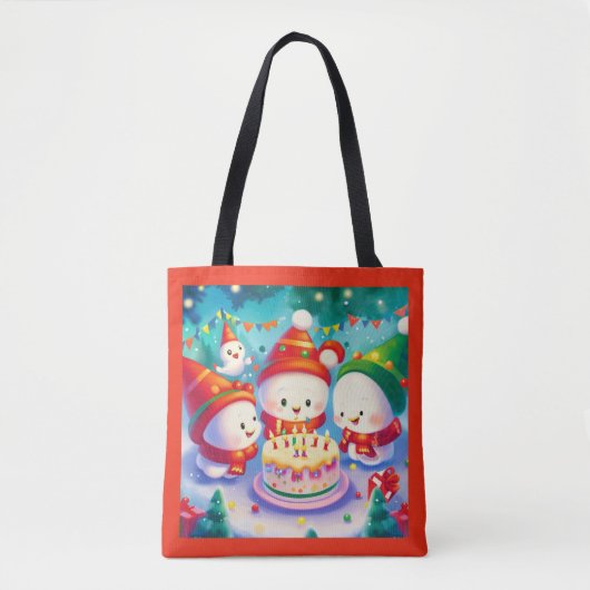 Tote Bag Noël Anniversaire 6 (Devant)