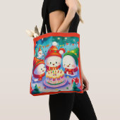 Tote Bag Noël Anniversaire 6 (De près)