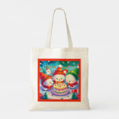 Tote Bag Noël Anniversaire 6 (Dos)