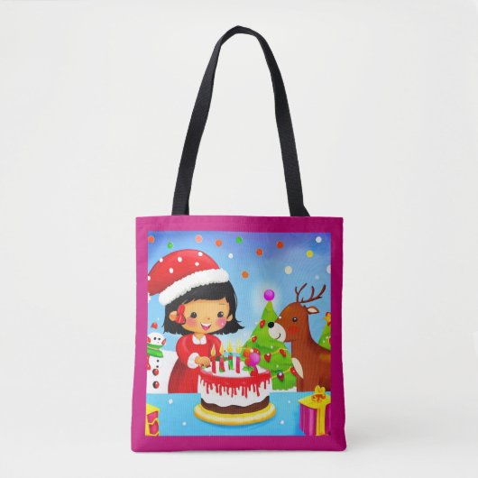 Tote Bag Noël Anniversaire 7 (Devant)