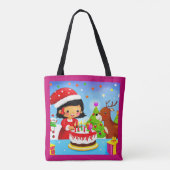 Tote Bag Noël Anniversaire 7 (Dos)