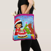 Tote Bag Noël Anniversaire 7 (De près)