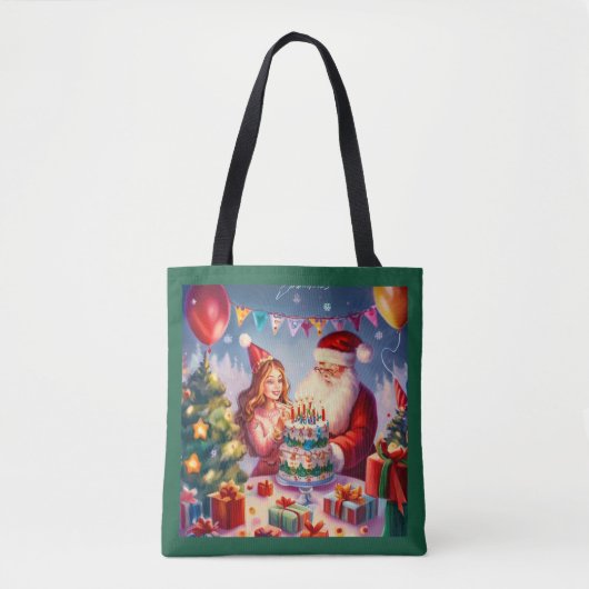 Tote Bag Noël Anniversaire 8 (Devant)