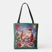 Tote Bag Noël Anniversaire 8 (Dos)