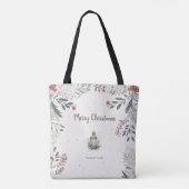 Tote Bag Noël Aquarelle Salutations (Dos)