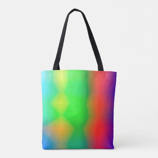 Tote Bag Noël arbre vacances hiver art mignon Père Noël (Dos)