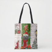 Tote Bag Noël aux canicules (Devant)