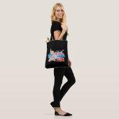 Tote Bag Noël avec ma tribu (Sur le modèle)