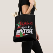Tote Bag Noël avec ma tribu (De près)