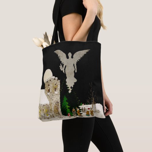 Tote Bag Noël blanc (De près)