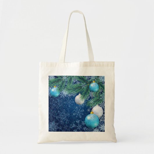 Tote Bag Noël blanc fascinant (Devant)