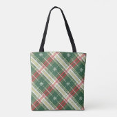 Tote Bag Noel blanc Plat Or (Dos)