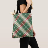 Tote Bag Noel blanc Plat Or (De près)
