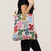 Tote Bag Noël Bows Coquette (De près)