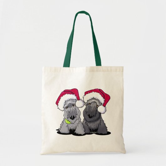 Tote Bag Noël Cesky Terrier (Devant)