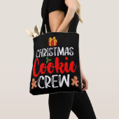 Tote Bag Noël Cookie Équipage famille Pyjamas Noël Fête (De près)